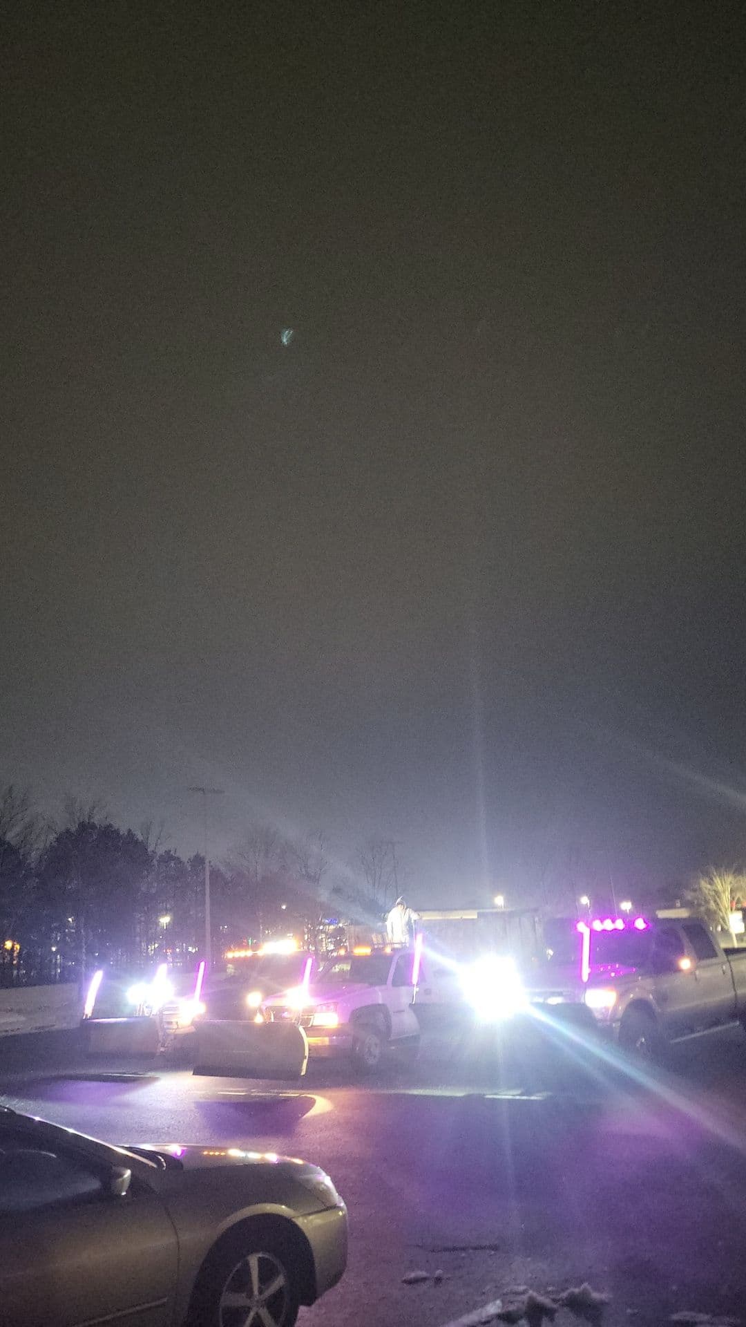 Project Ready for Winter: Our Team's Nighttime Snow Plow Lineup in Richmond image