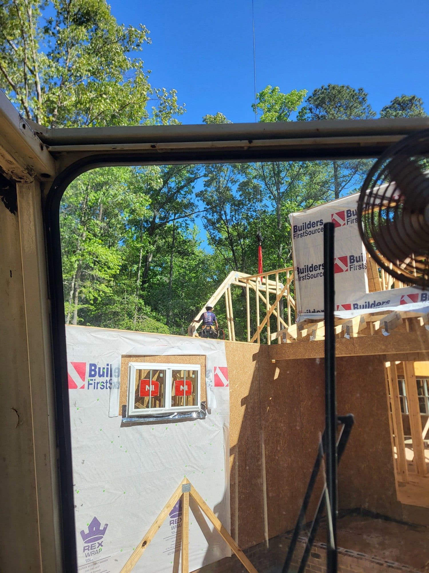 Gallery photos for Crane-Assisted Truss Setting on a New Home Build in Gloucester: Image #1