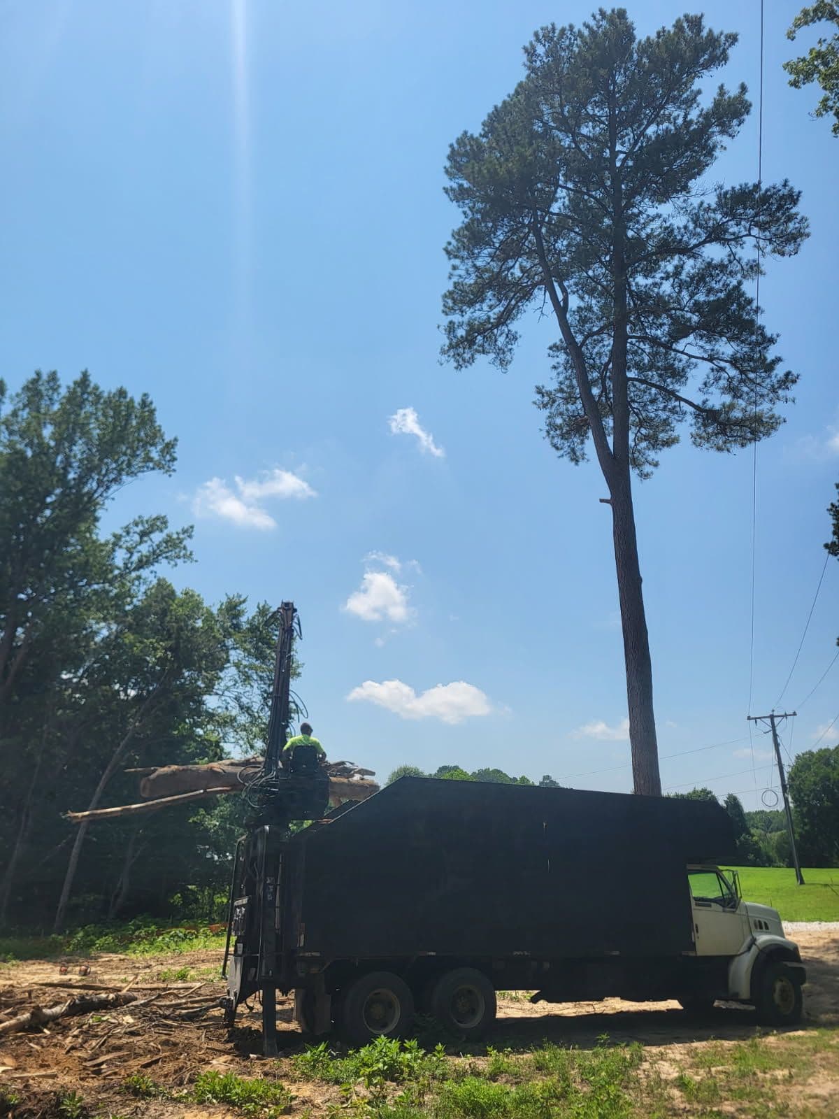 Our Grapple Truck Makes Storm Debris Cleanup Fast image
